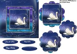 Swan Flower Shaped Pryamage