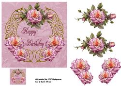 Gold Frame Roses