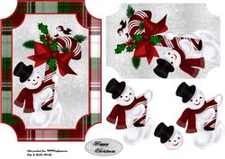 7x5 Cute Snowman