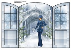 Winter Gatefold Card