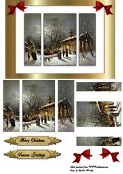 Christmas Scenery Panels