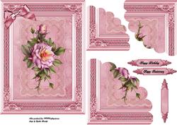 Pink Lace and Roses