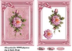 Pink Lace and Rose