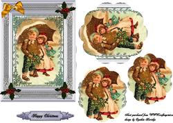 Christmas Children Framed