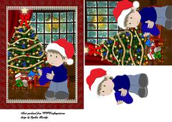 Christmas Room and Cute Boy
