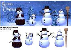 Christmas Snow Family