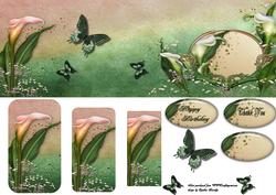 Lily and Butterflies