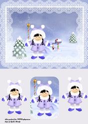 Christmas Snow Girl
