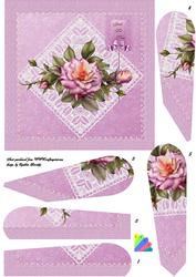 Pink Rose Fan
