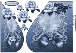 Blue Roses Teardrop