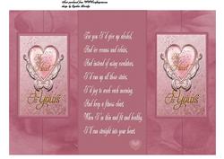 Double Fold Back Valentine