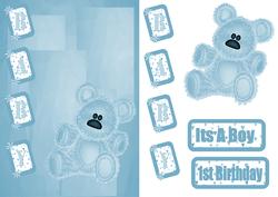 Its a Boy or 1st First Birthday