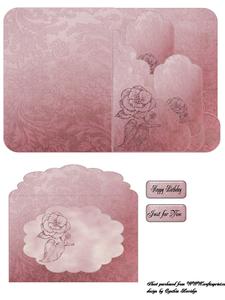 Glitter Rose Pocket Kit