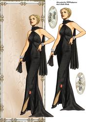 Vintage Fashion Lady Dl