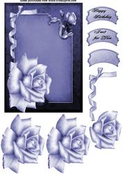 Rose Framed