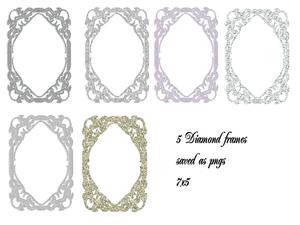 7x5 Diamond Frames