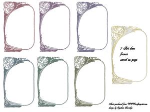 7 Art Deco Frames