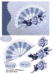 Blue Fan Card