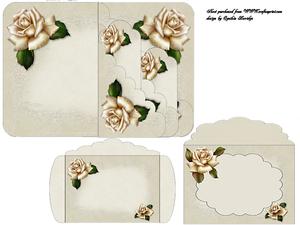 Cream Rose Pocket Kit