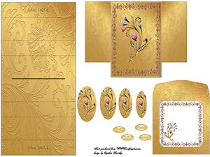Golden Free Standing Gatefold Kit