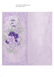 Lavender Flowers Dl Insert