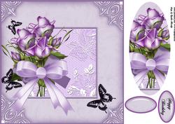 8x8 Lavender Rose