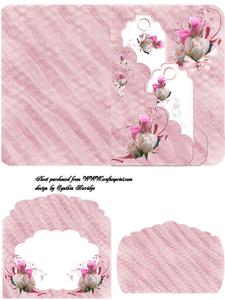 Wedding Scalloped Pocket and Tags Kit