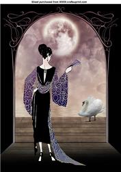 A4 Lady and Swan