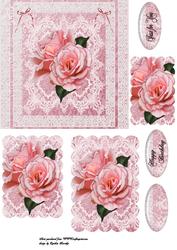 6x6 Pink Rose Pryamage