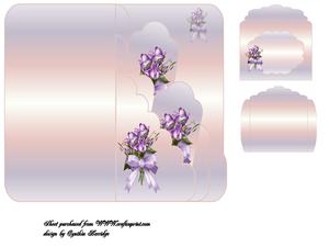 Pink and Lavender Pocket Card
