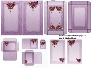 Lavender Stationery Set