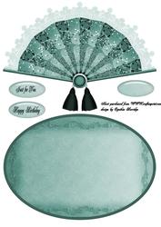 Teal Fan Sheet