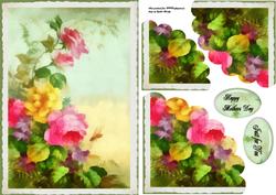 A5 Vintage Roses