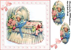8x8 New Baby Girl