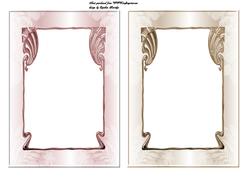 2 Art Deco Card Fronts