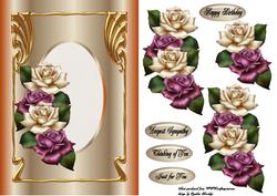 Rose Sympathy Card