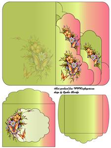 Green and Pink Pocket Card Kit