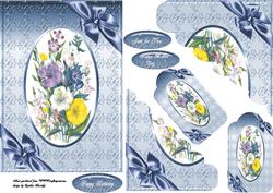 Flowers Pocket and Tags