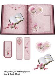 Wedding Book with Bookmark