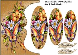Flowers and Butterflies Inverted