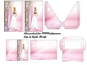 Vintage Lady Notelet Kit