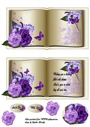 Lavender Book Sheet