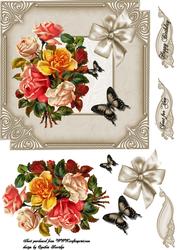 Roses Decoupage