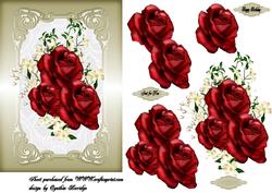 Red Roses Framed