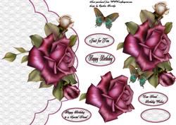 Rose and Lace Over the Edge