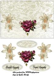 Rose and Lilies Sympathy