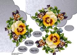 Pansy Decoupage