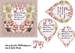 Teardrop Lily and Rose