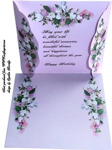 Pink Gatefold Card Kit