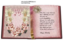 A4 Birthday Book